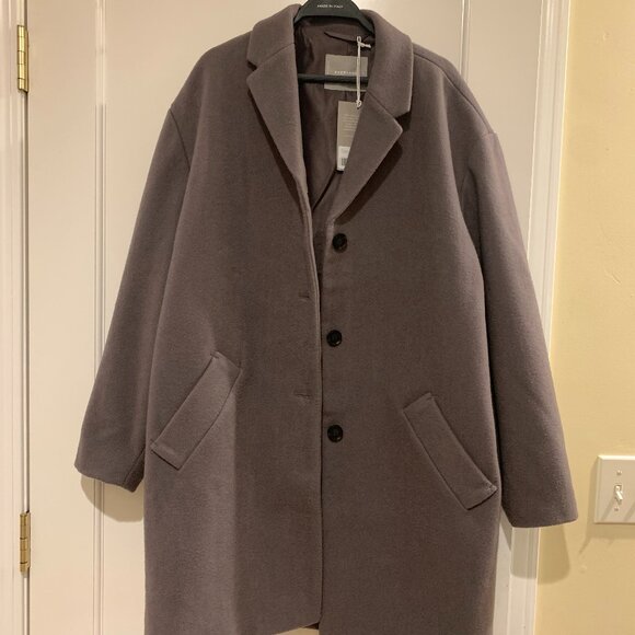 Everlane The Italian Rewool Cocoon Coat NWT - Picture 2 of 8